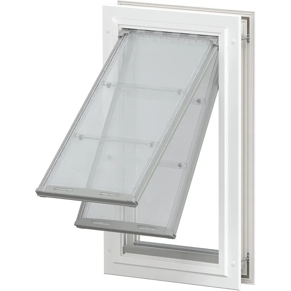 New Endura Flap Small White Double Flap for Dogs Energy Efficient All weather US